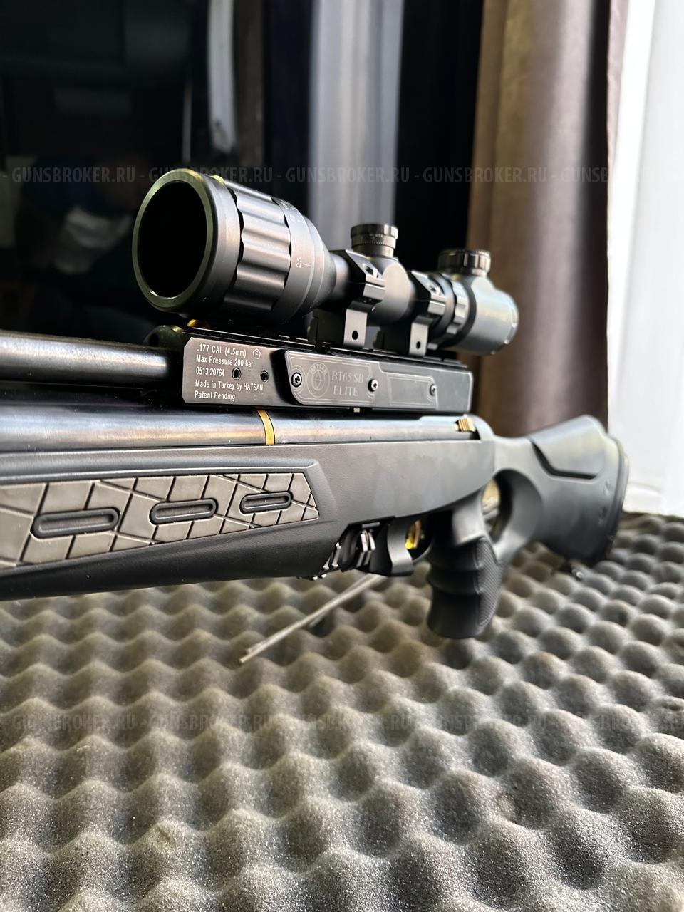 - Пневматическая винтовка Hatsan BT 65 SB Elite 4.5 мм