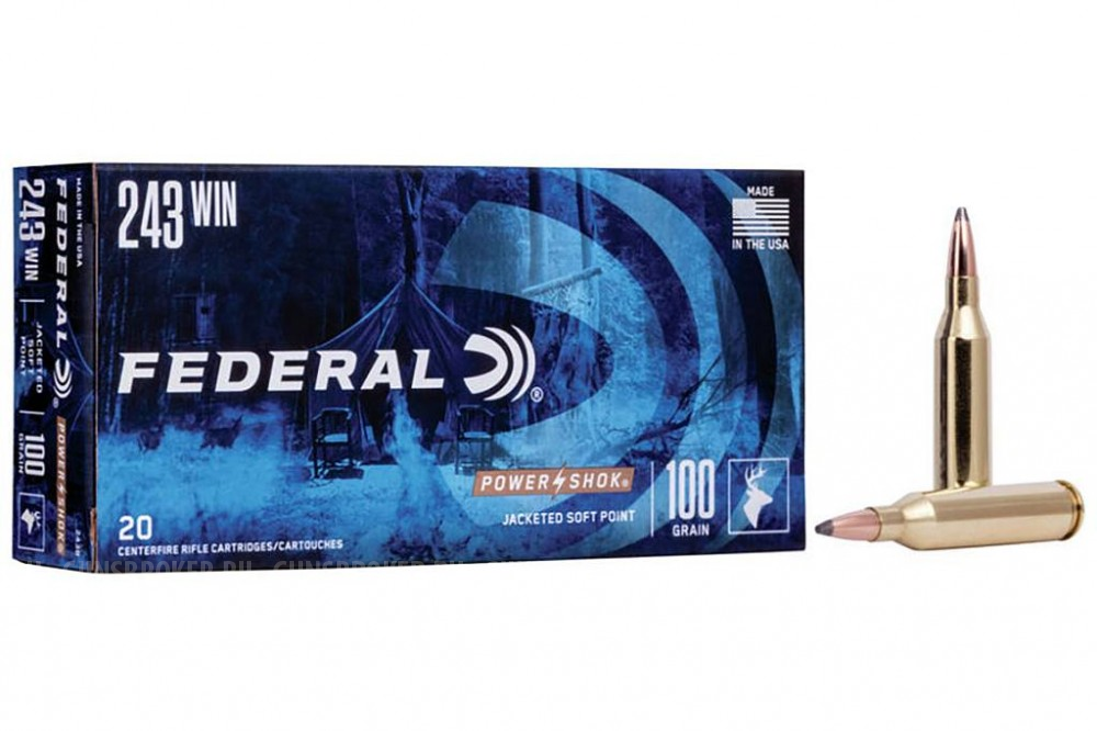 243Win Federal Power Shok SP 6.5g