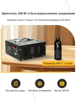 ✅ Компрессор Tuxing 300Бар