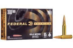 308Win Federal 12.0g Gold Medal Berger 185gr