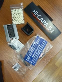 6мм страйкбольный пистолет hi capa 5.11 от ТМ
