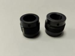 Адаптер переходник для резьбы М14х1L левая на М24х1,5 для ДТК ДТКП банка глушитель