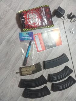 АК-74М с доп. вещами