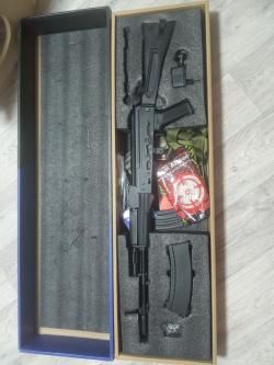 АК-74М с доп. вещами