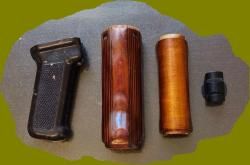 АКС 74У / АКСУ / "Ксюха"  цевьё,накладка,рукоятка.Сделано в СССР