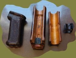 АКС 74У / АКСУ / "Ксюха"  цевьё,накладка,рукоятка.Сделано в СССР