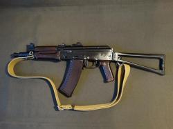 АКС-74У охолощенный автомат Калашникова (АКСУ) 1986г. ТОЗ,  5.45х39 СХП