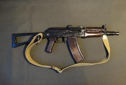 АКС-74У охолощенный автомат Калашникова (АКСУ) 1986г. ТОЗ,  5.45х39 СХП