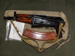 АКС-74У охолощенный автомат Калашникова (АКСУ) 1993г., 1983г. ТОЗ,  5.45х39 СХП