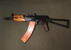 АКС-74У охолощенный автомат Калашникова (АКСУ) 1993г., 1983г. ТОЗ,  5.45х39 СХП