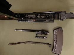 АКС-74У охолощенный автомат Калашникова (АКСУ) 1993г., 1983г. ТОЗ, 5.45х39 СХП