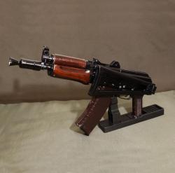 АКС-74У охолощенный автомат Калашникова (АКСУ) 1993г., 1983г. ТОЗ,  5.45х39 СХП