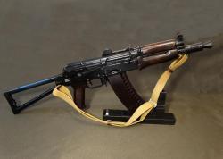 АКС-74У охолощенный автомат Калашникова (АКСУ) 1993г., 1983г. ТОЗ, 5.45х39 СХП
