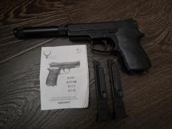 Аникс 111 LB с глушителем в идеале, мощный.Без разрешения.