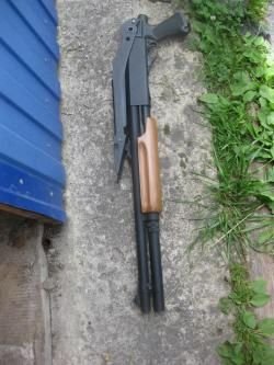 APS CAM870M (Remington 870) На пневмопатронах.