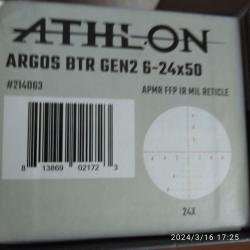 athlon argos btr gen2 6-24 50 apmr ffp ir mil
