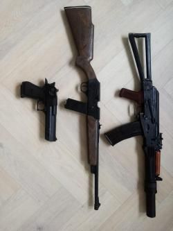 Авто АК-9 из МР-654, Daisy 990, Desert Eagle WE