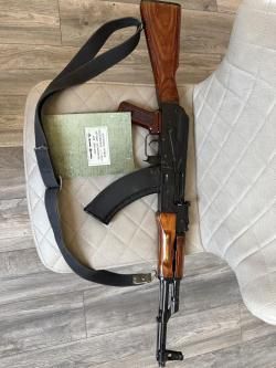 Автомат АКМ-СХ (ВПО-925, автоогонь) охолощенный патрон шумовой (холостой)