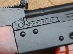 Автомат Подарочный АКМ Охолощенный "Молот армс" ВПО-925 1974 года состояние супер люкс.