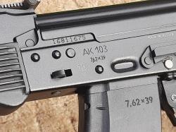 Автомат Калашникова охолощенный АК-103 ранний деактив 2016 г., новый в отличном состоянии.