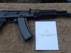 Автомат Калашникова охолощенный СХ-АК74М новый в отличном состоянии