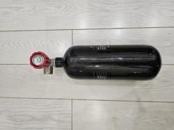 Баллон высокого давления 2л с манометром ВД для PCP Alsafe