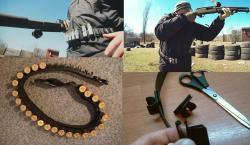 Бандольера патронташ с пластиковыми клипсами ipsc