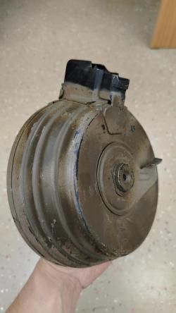 Барабан, бубен на 75 патронов 7,62х39