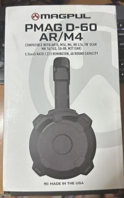 Барабанный магазин Magpul PMAG D-60 AR/M4 GEN M3 для AR/M4