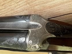 Бельгийка  Бельгия, Льеж. Двуствольное охотничье ружьё 16×70, boxlock Anson & Deeley.