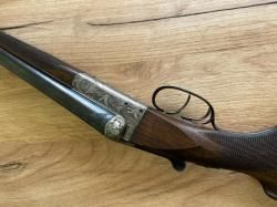 Бельгийка  Бельгия, Льеж. Двуствольное охотничье ружьё 16×70, boxlock Anson & Deeley.