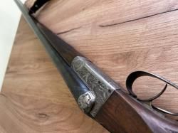 Бельгийка  Бельгия, Льеж. Двуствольное охотничье ружьё 16×70, boxlock Anson & Deeley.