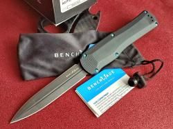 Benchmade 3400BK Autocrat D/A OTF Automatic Knife Black G-10 (3.71" Black)