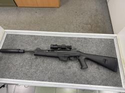 Benelli MR-1 к.223Rem с коллиматором aimpoint и банкой BRT