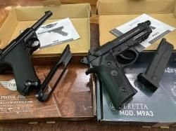 Беретта М9А3 и Парабеллум Р08 Beretta Parabellum Люгер Luger
