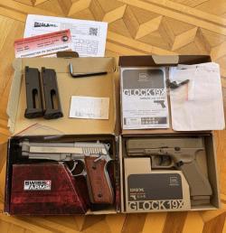 Beretta SWISS ARMS SA 92. Беретта с блоубек и автоогнем. С тремя магазинами! Глок 19х