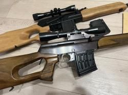 Беркут -2М1 и Вепрь -308, оба с прицелами