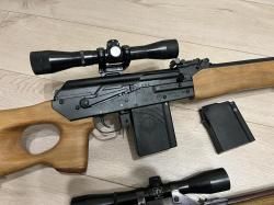 Беркут -2М1 и Вепрь -308, оба с прицелами