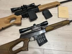 Беркут -2М1 и Вепрь -308, оба с прицелами