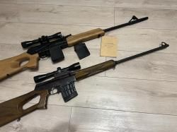 Беркут -2М1 и Вепрь -308, оба с прицелами