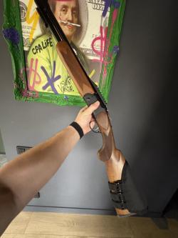 Beydora bdr 90 12x76 L=510 (черный ресивер, мушка, целик, орех)