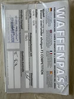 Blaser F3 12/76 - 760мм