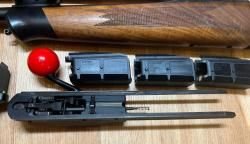 Blaser R8, три ствола: 9.3x62, 30-06, 223