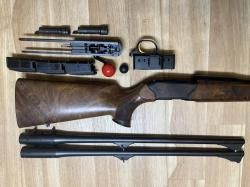 Blaser R8, три ствола: 9.3x62, 30-06, 223
