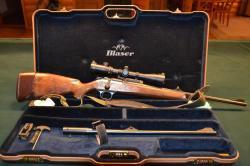  Blaser R93 LUX в калибре .223Rem и  9,3×62 мм. c каннелюрами