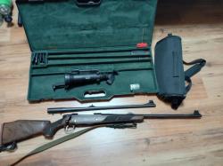 Blaser R93 с двумя стволами 375 H&H и 243 WIN