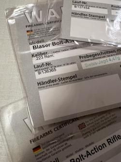 Blaser R93 в 3 стволах (.30-06 / .223 Rem / 9,3×62)