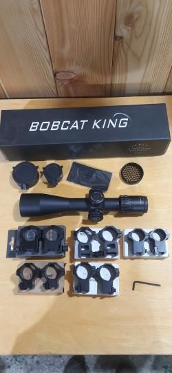 Bobcat King 4-16x44 FFP compact + 5 комплектов колец