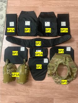 Бронежилет  А-18 Голиаф- Г Комплект бронезащиты БР1/2+подсумки, медицина. 
