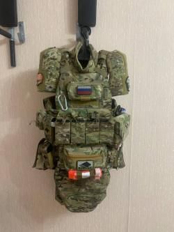 Бронежилет  А-18 Голиаф- Г Комплект бронезащиты БР1/2+подсумки, медицина. 